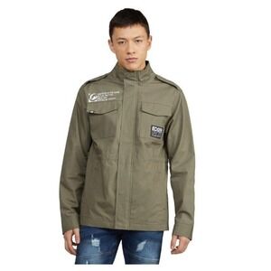 Ecko Renegade Ripstop Jacket Size‎ Large Army Military Green Utility Streetwear